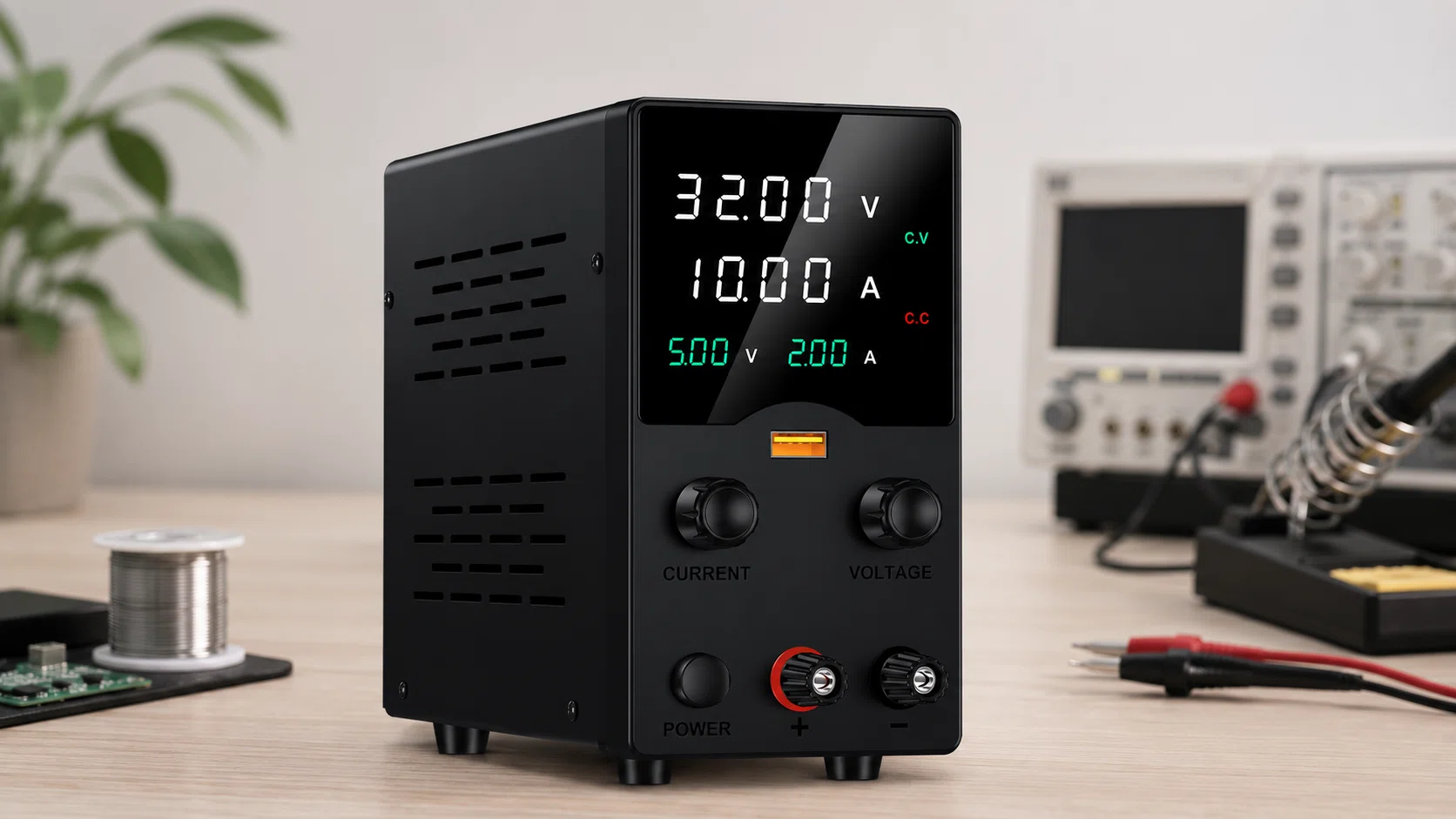 Fuente de alimentación de laboratorio Wanptek 30V 10A