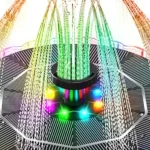 Fuente solar Yzert 3.5W con luces LED para jardín y estanque