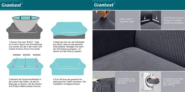 Sofá elástica para sofá Granbest