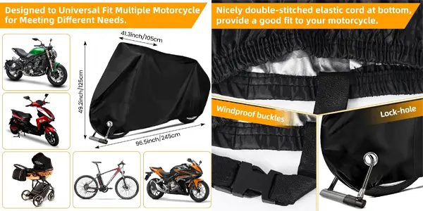Funda para moto Chuner XXL
