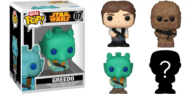 Pack 4x Funko Bitty POP! Star Wars Han Solo