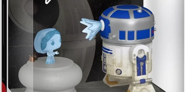 Chollo funko pop! deluxe star wars - r2-d2 con leia