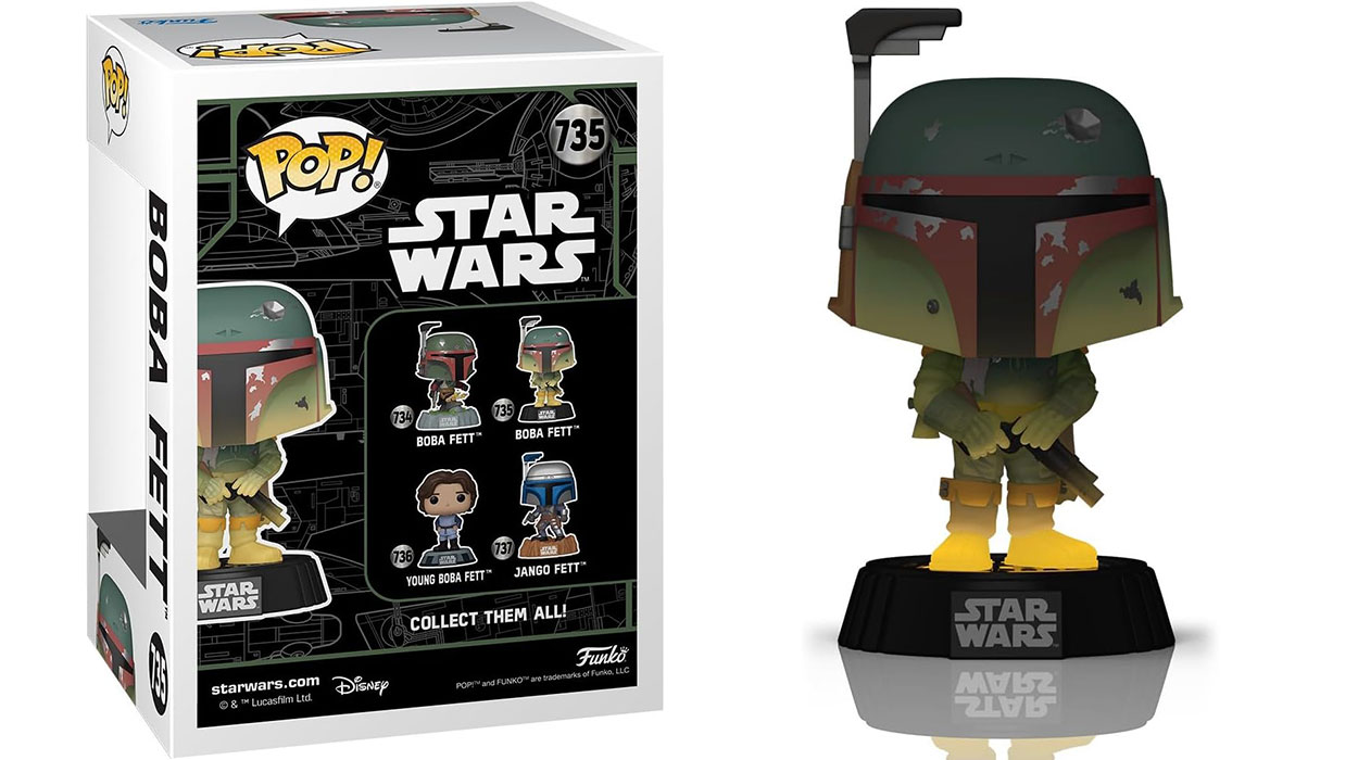 Funko Boba Fett de Star Wars que brilla en la oscuridad barato