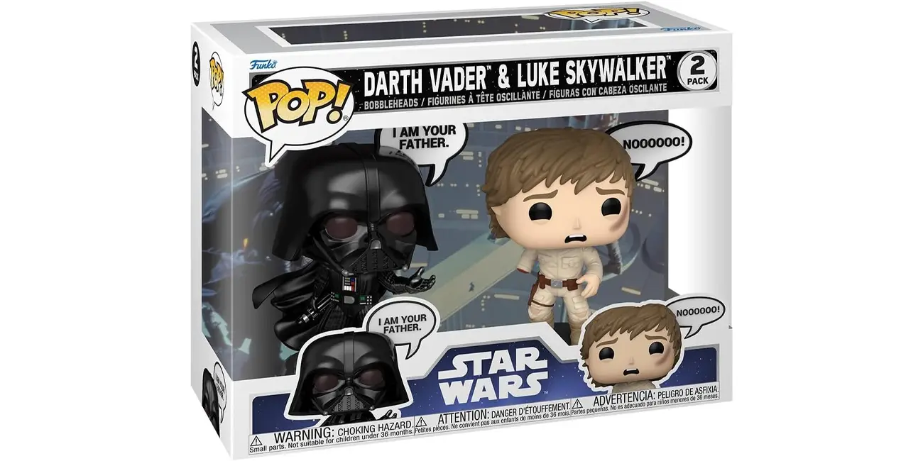 Funko Pop! Star Wars: Darth Vader & Luke "Spoiler"