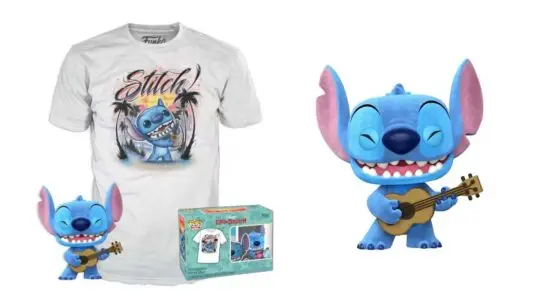 Funko Stich con Ukelele + Camiseta