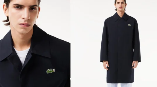 gabardina cortavientos Lacoste para hombre