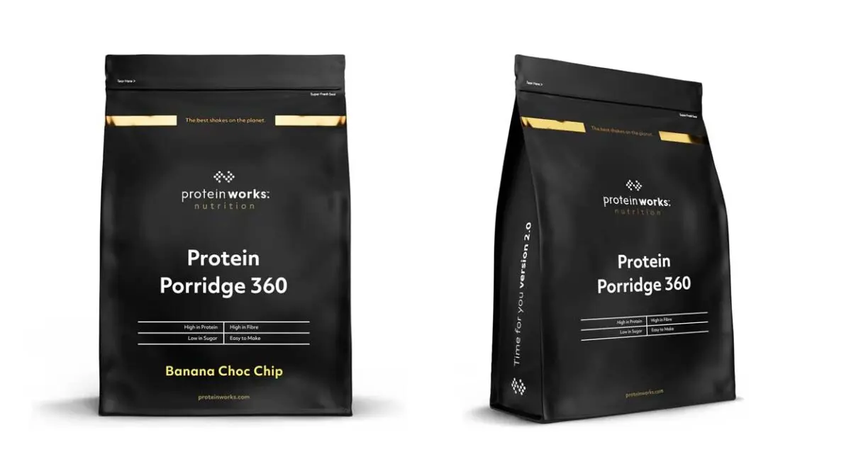 Gachas de avena The Protein Works 360 de alto valor proteico en paquete de 500 g
