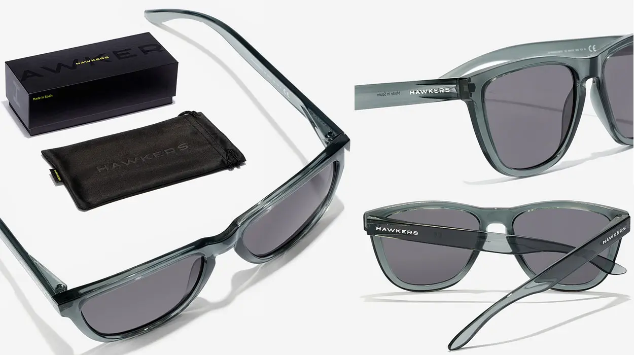 Gafas de sol Hawkers One Raw Black Transparent Dark baratas