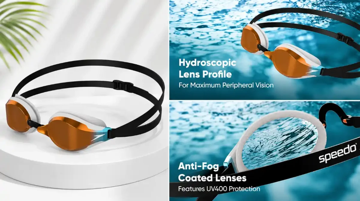 Gafas de natación unisex Speedo Fastskin Speedsocket 2 antivaho y sin goteos