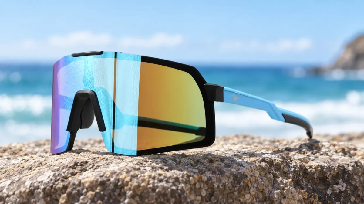 Gafas de sol Surf Monkey con lente polarizada y 3 lentes intercambiables unisex