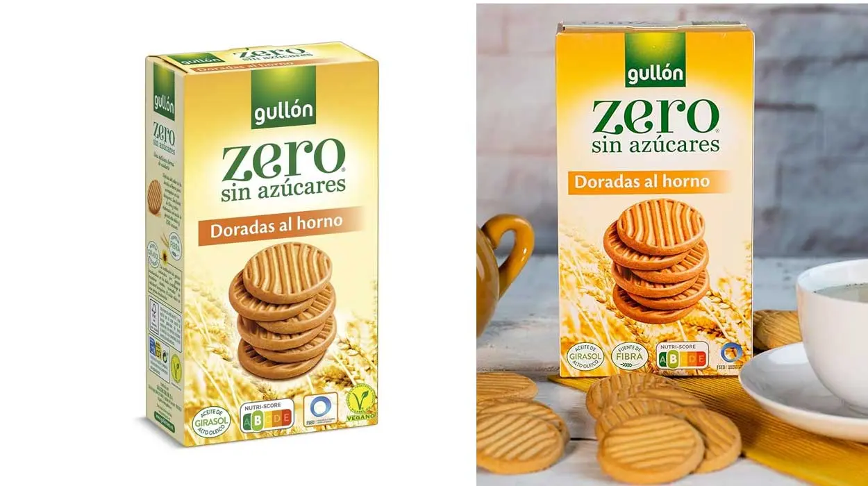 Galletas Gullón Zero Azúcares Doradas horno baratas