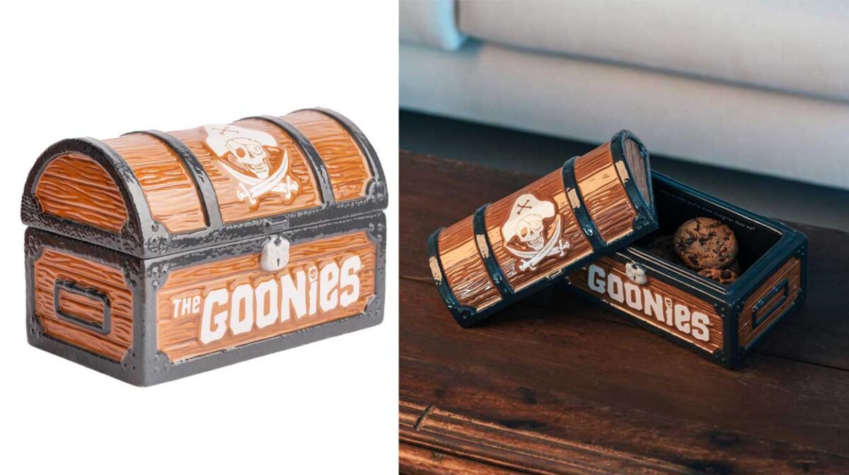Llévate a casa el legendario botín de Los Goonies rebajado al -47% para llenarlo hasta arriba de galletas
