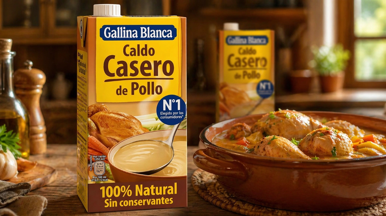 gallina blanca caldo casero pollo