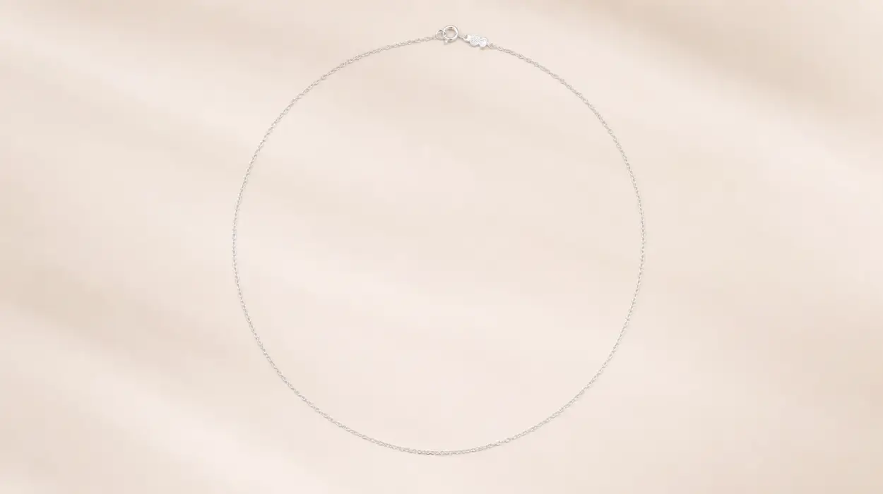 Gargantilla TOUS Chain de plata de primera ley con anillas ovales y perlas de 45 cm