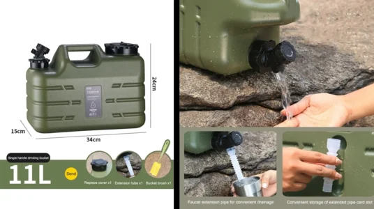 garrafa agua con grifo desmontable barata