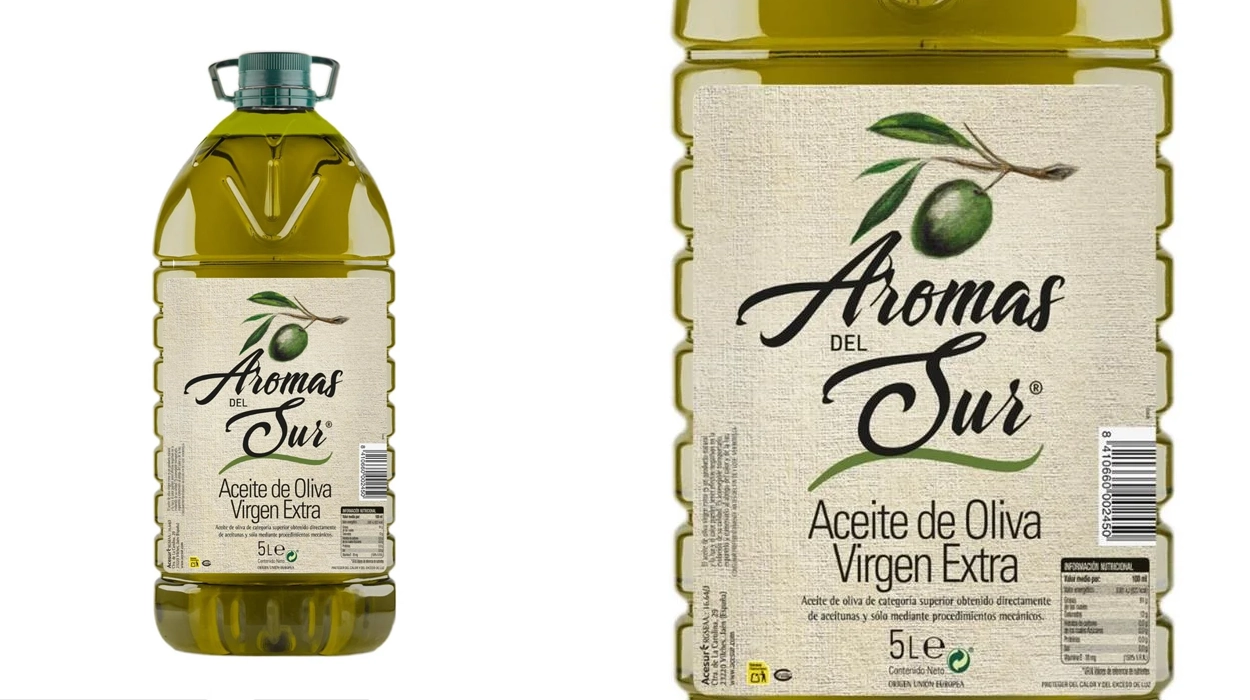 garrafa de 5 litros de Aceite de Oliva Virgen Extra Aromas del Sur