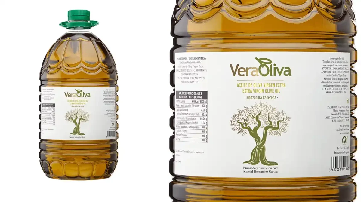 Aceite de Oliva Virgen Extra Veraoliva, de aceituna cacereña
