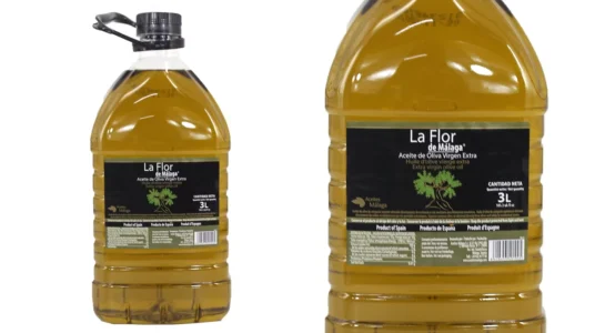 garrafa de aceite de oliva virgen extra La Flor de Málaga de 3 litros