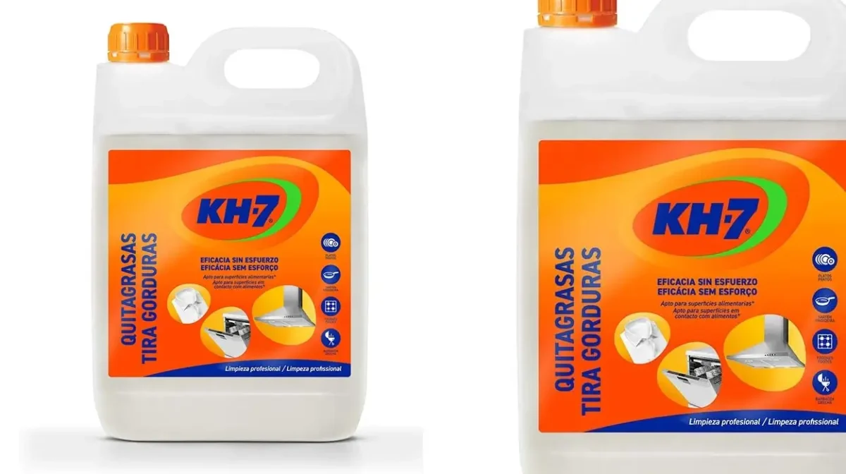 Quitagrasas KH7 para meses y meses con esta garrafa de 5 litros al mejor precio con este cupón descuento en Amazon