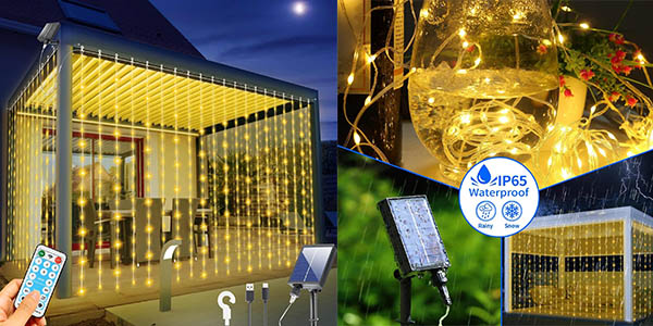 GCMacau cortina LED solar oferta
