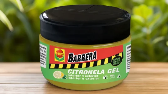 Gel COMPO Barrera de Insectos Citronela de 125 g para perfumar y mantener alejados los insectos