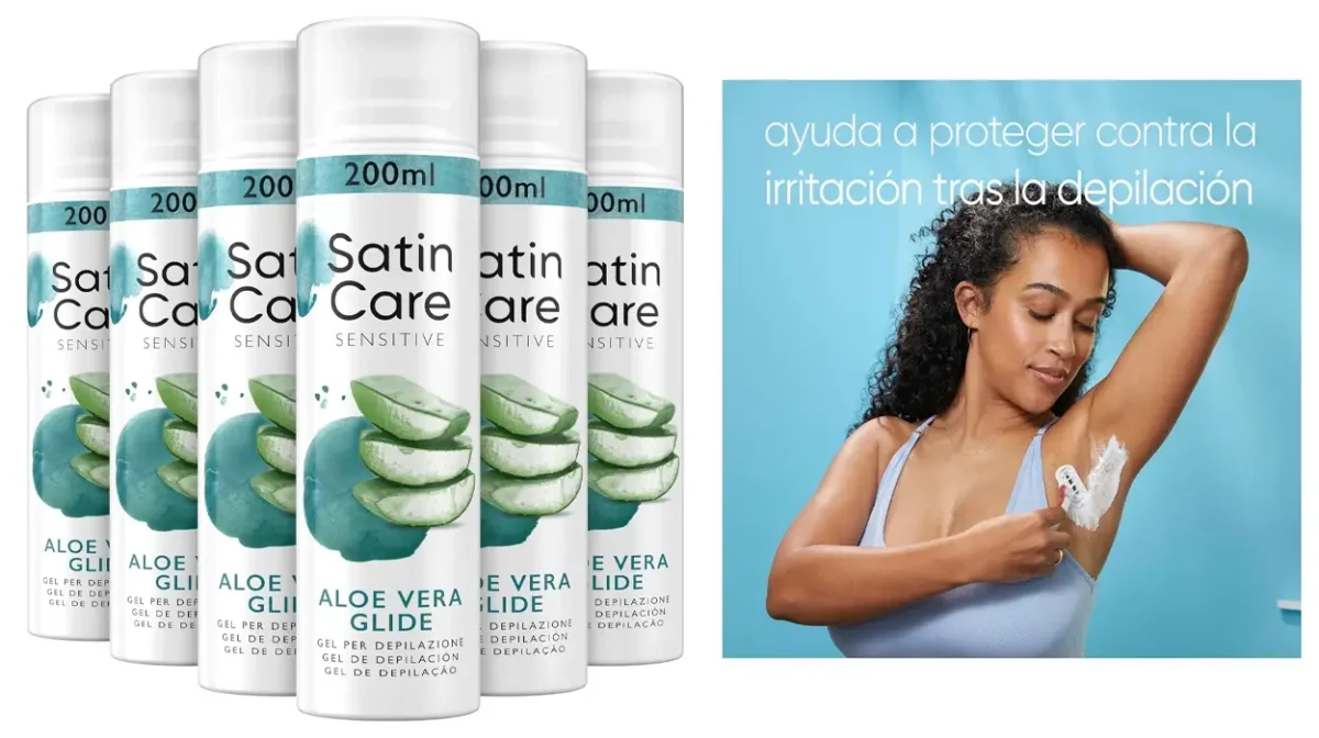¿Error de precio? Llévate 6 botes de gel de depilación Venus Satin para mujer por sólo 4,25€ ¡0,70€ cada uno!