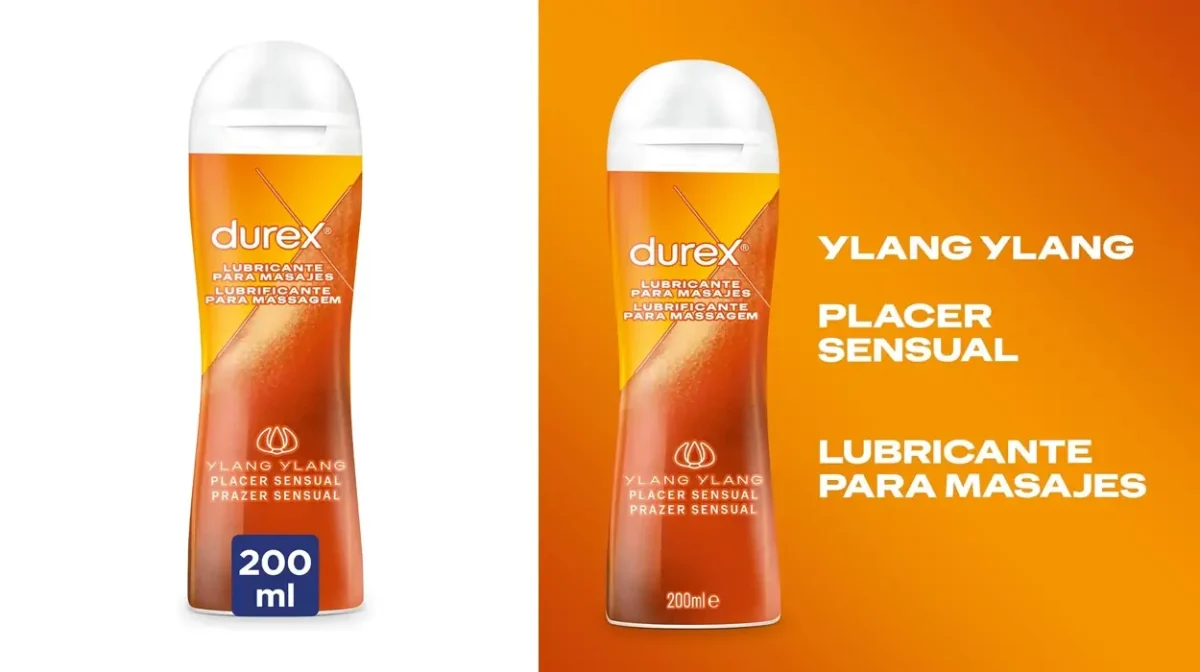 Gel de masaje y lubricante Durex Play con Ylang Ylang de 200 ml