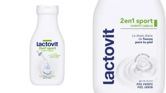 Gel de ducha champú Lactovit Sport barato