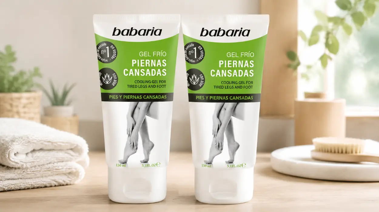 Pack x2 Gel frío Babaria para piernas cansadas con aloe vera de 150 ml