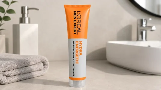 Gel hidratante L'Oréal Paris Men Expert Hydra Energetic, 40 ml, con vitamina C para piel masculina