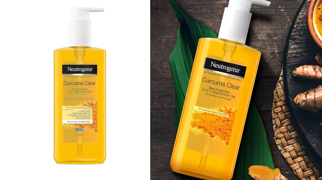 Gel micelar calmante Neutrogena Curcuma Clear barato