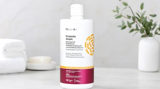 Gel corporal Thader Pharma Atopic Probiotic con prebióticos y probióticos para pieles atópicas, 750 ml