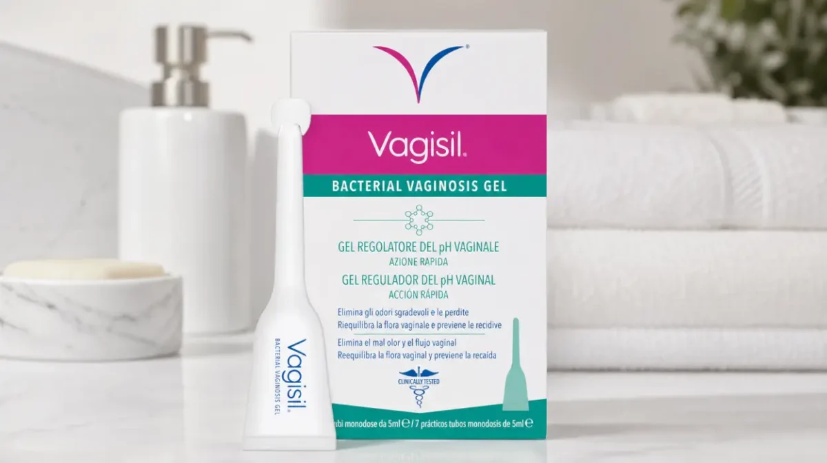 Gel Vagisil para vaginosis bacteriana con 7 monodosis