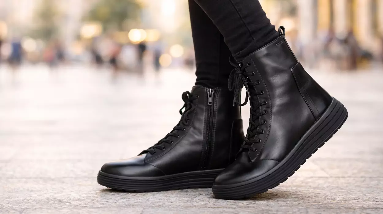 Botas bajas de cordones Geox D Phaolae A para mujer baratas en Amazon