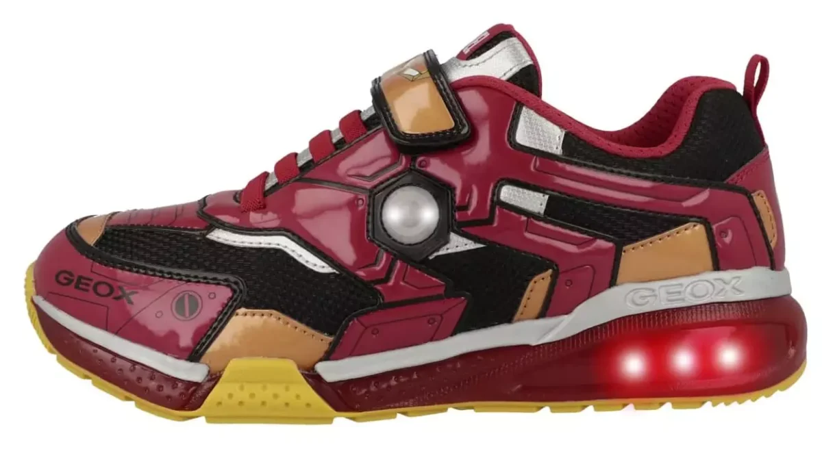 BRUTALES Zapatillas infantiles Geox Bayonyc Iron Man con luces