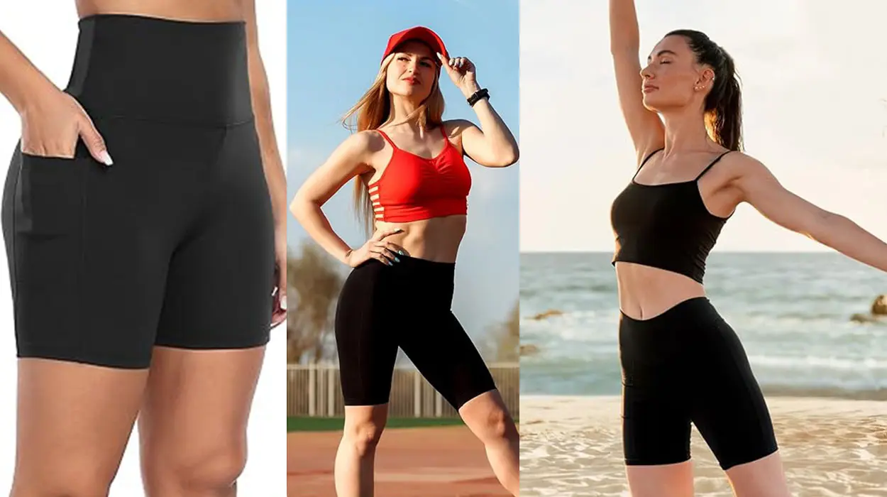 Pantalones cortos de deporte Gimdumasa para mujer baratos