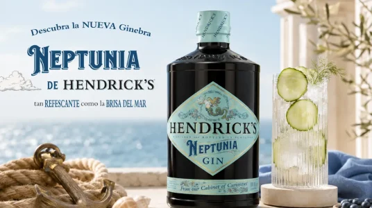 Gin Hendrick's Neptunia edición limitada de 70 cl, inspirado en la costa escocesa