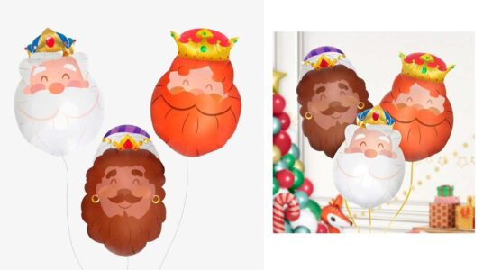 Globos de Navidad 3 Reyes Magos