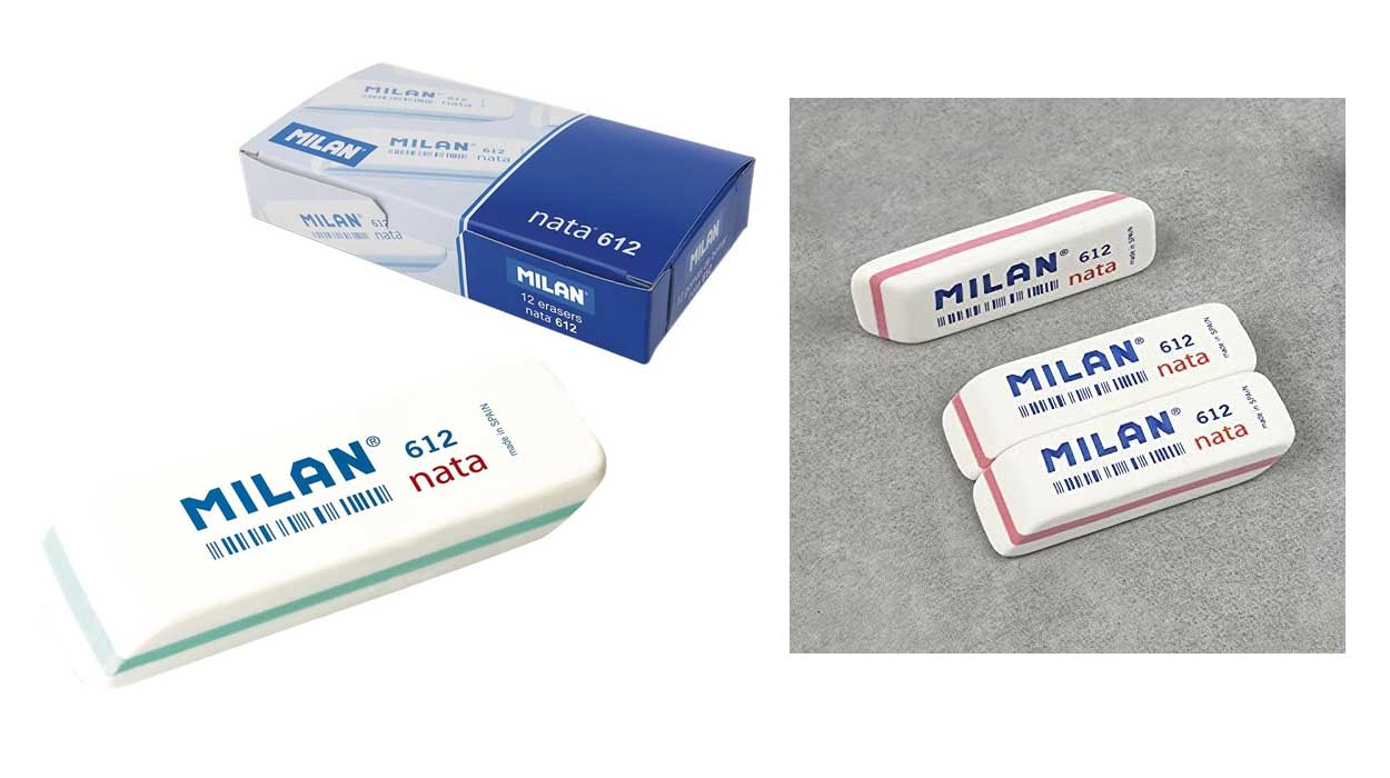 Gomas de borrar Milán 612 nata
