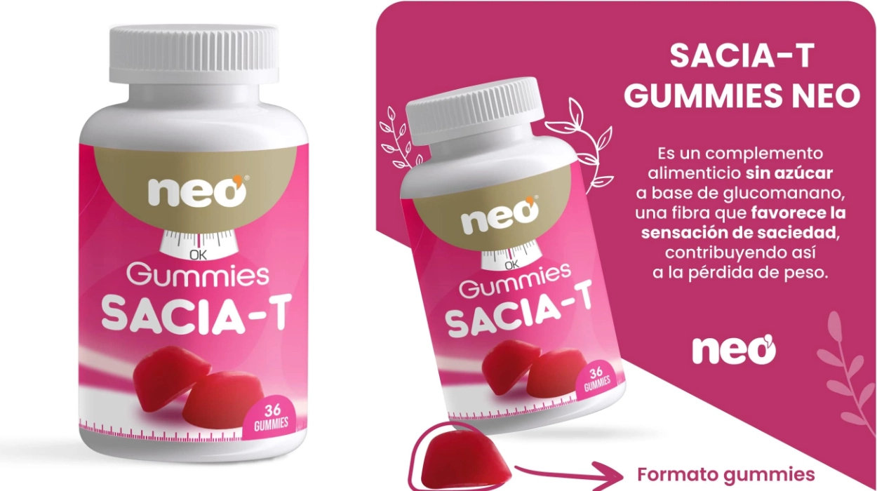 Gominolas Neo Sacia-T con glucomanano para controlar el apetito