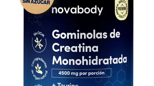 Gominolas veganas de creatina monohidrato 4500 mg con taurina, magnesio y vitamina C para mejorar fuerza y recuperación