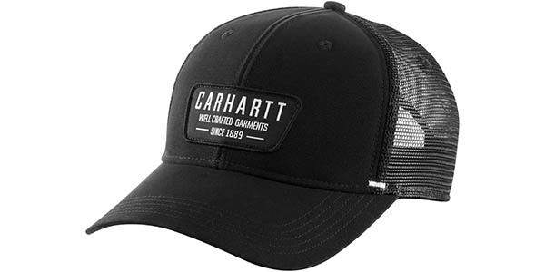 Gorra Carhartt de lona y malla transpirable