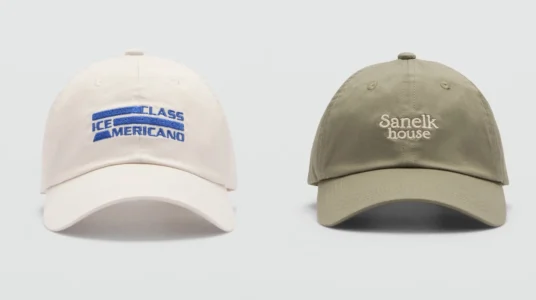 gorra visera de algodón con bordado Mango Outlet