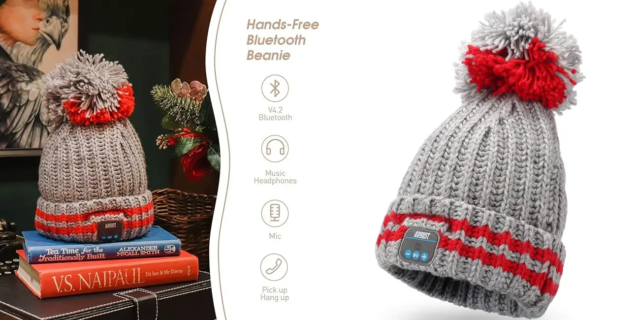 Gorro de punto August EPA20 con Bluetooth