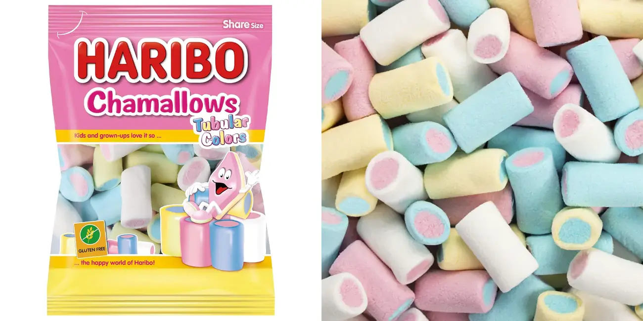 Haribo Chamallows Tubular Colors