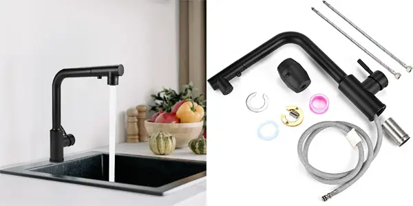 Grifo de cocina extraíble y giratorio 360º Cieex