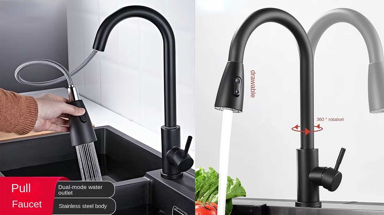 Grifo extraible rociador cocina barato