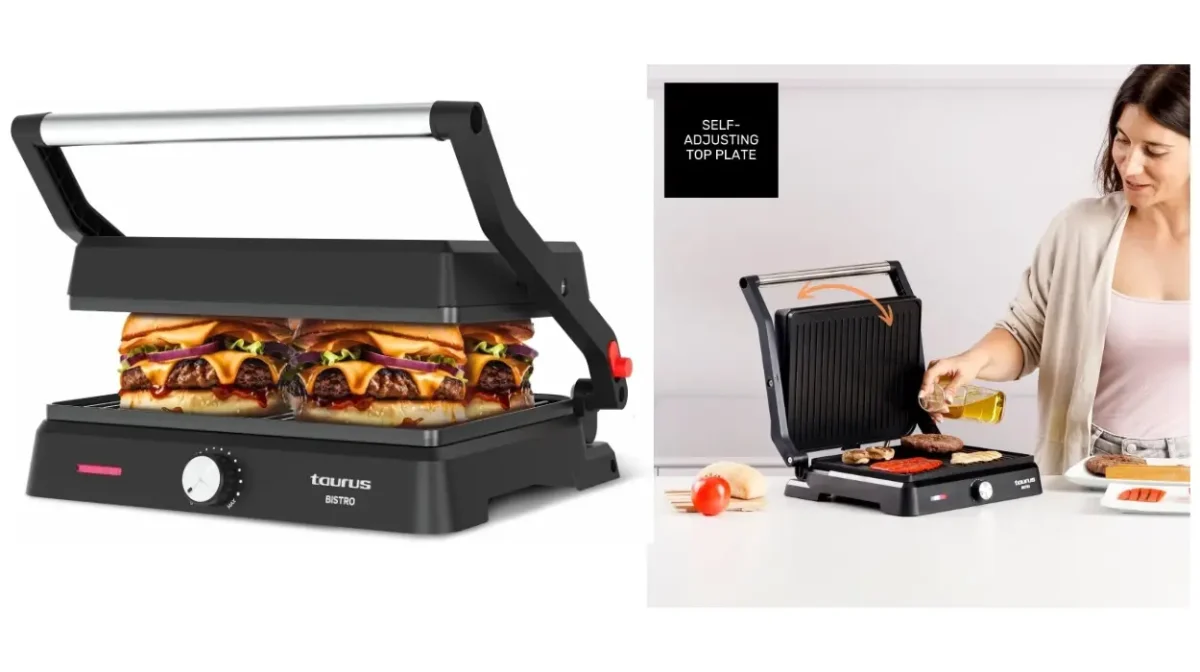 Grill Taurus Bistro 2 en 1 de 2.600W