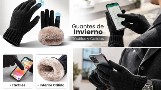 guantes de Invierno Lifwimner para hombre