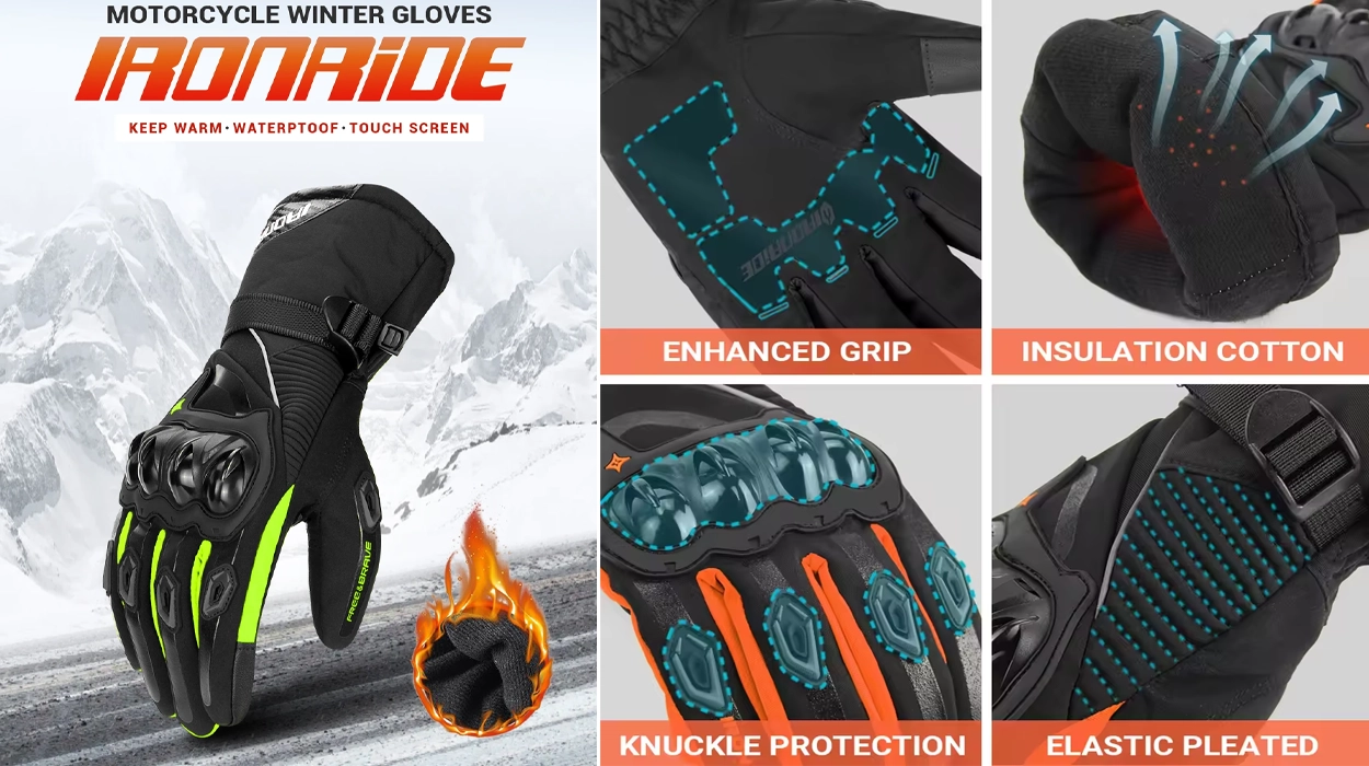 guantes de invierno para moto
